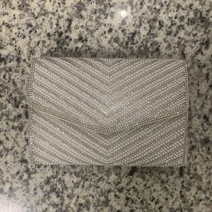 Aldo white clutch
